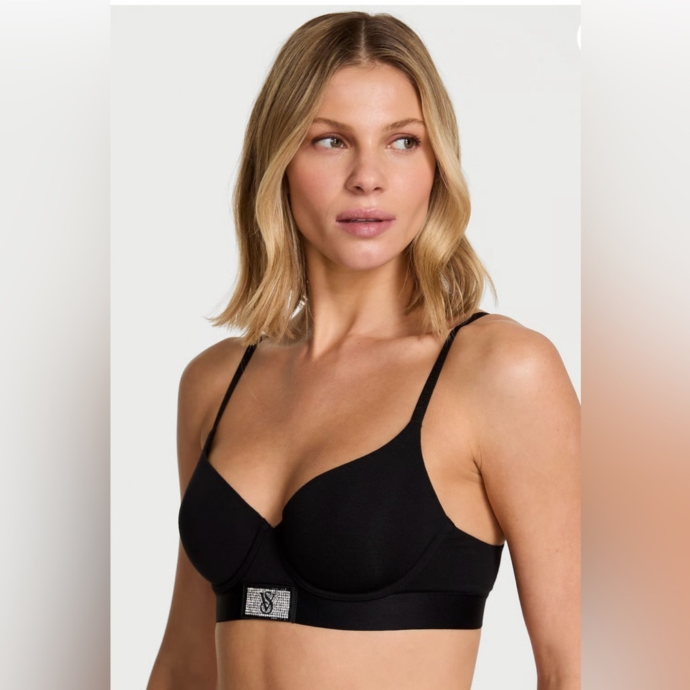 Victorias secret Shine Patch Lightly Lined Demi Bra